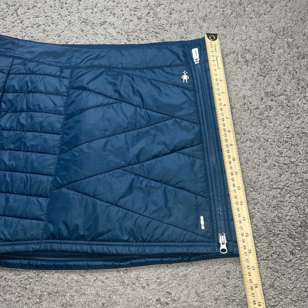Smartwool Smartloft 120 Quilted Insulated Zip Skirt Women's Large Blue SW016793 - Picture 5 of 5